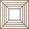 Ekena Millwork Raven Wood Fretwork Pierced Ceiling Medallion, Walnut, 40"OD x 14 5/8"ID x 1/4"T CMWP40X40X0250RAWA - alternate 4